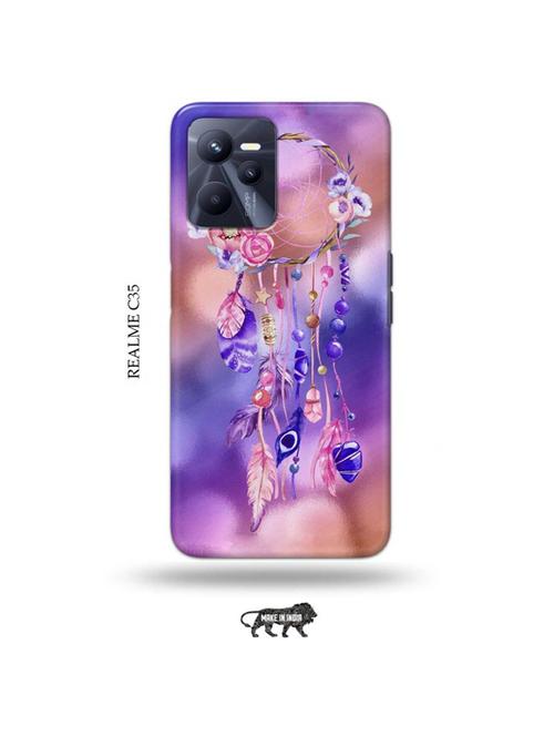 feather dream catcher back cover compatible with realme c35 - 18994081 - Very Small Image - 1