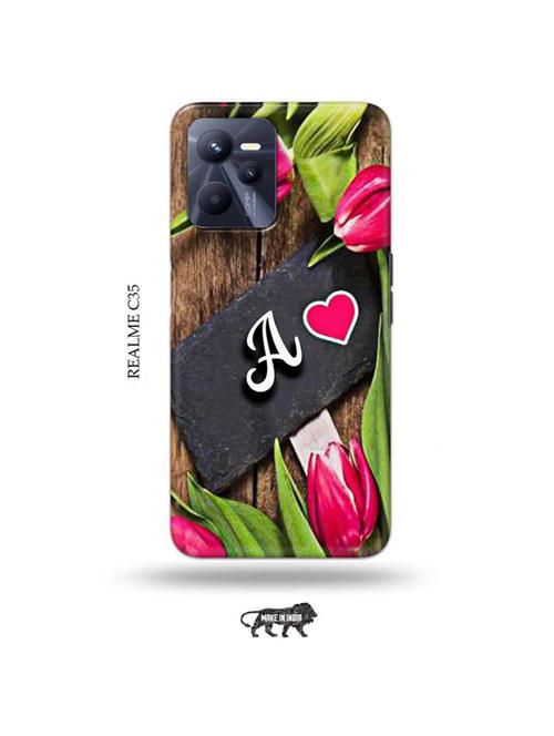 flower letter a back cover compatible with realme c35 - 18994094 - Very Small Image - 1