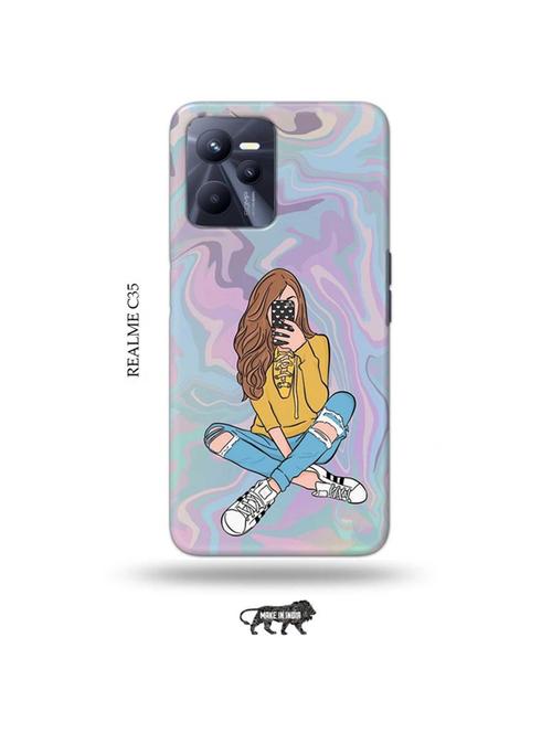 eiffel tower back cover compatible with realme c35 - 18994182 - Very Small Image - 1