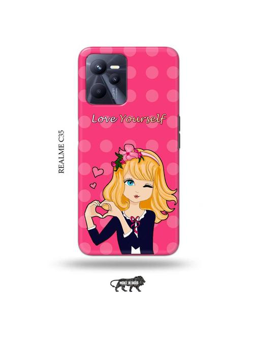 love yourself back cover compatible with realme c35 - 18994197 - Very Small Image - 1