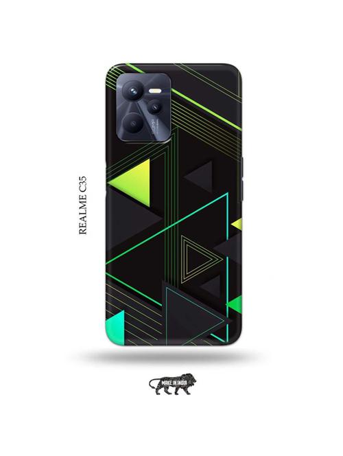 triangular design back cover compatible with realme c35 - 18994219 - Very Small Image - 1