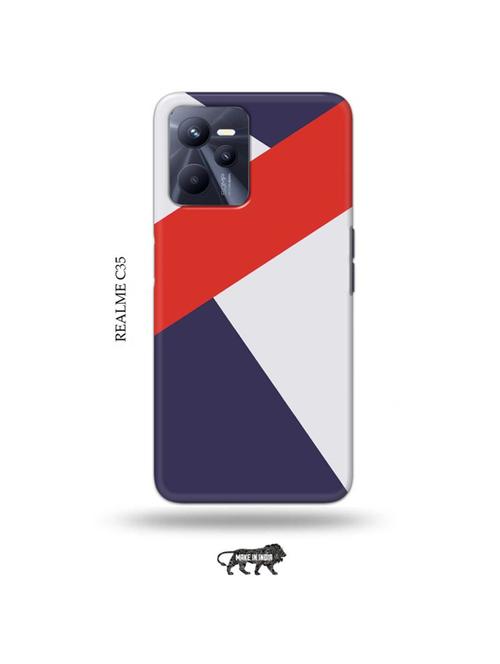 tweakymod designer printed hard case | colour strips back cover compatible with realme c35 - 18994251 - Very Small Image - 1