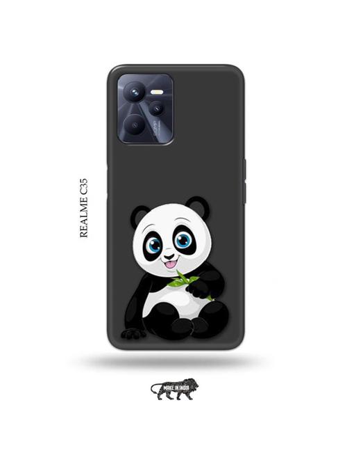cute panda back cover compatible with realme c35 - 18994253 - Very Small Image - 1