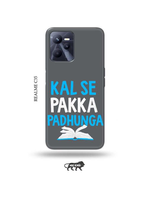 kal se padunga back cover compatible with realme c35 - 18994291 - Very Small Image - 1