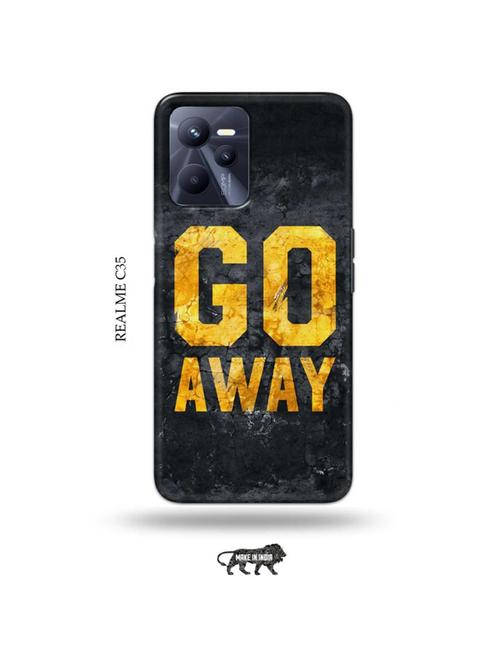 go away back cover compatible with realme c35 - 18994304 - Very Small Image - 1