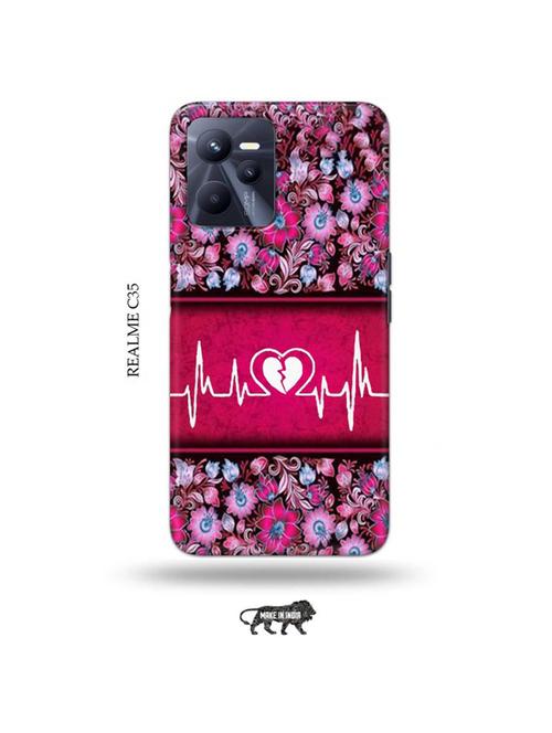 heart ecg back cover compatible with realme c35 - 18994322 - Very Small Image - 1