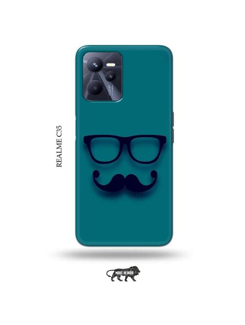 tweakymod designer printed hard case | mustache back cover compatible with realme c35 - 18994379 - Very Small Image - 1