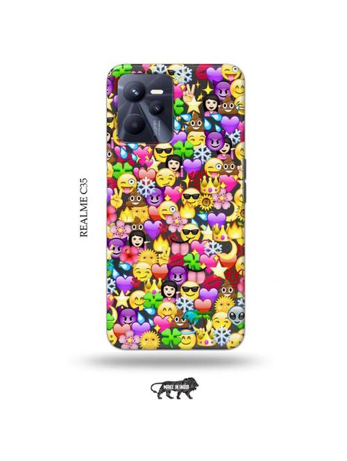 emojis back cover compatible with realme c35 - 18994398 - Very Small Image - 1