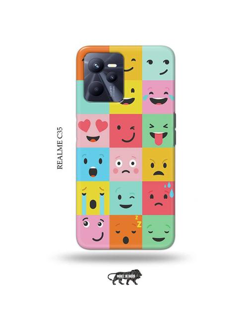 emojies back cover compatible with realme c35 - 18994419 - Very Small Image - 1