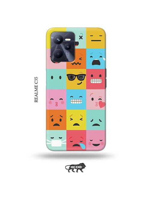 emojies back cover compatible with realme c35 - 18994420 - Very Small Image - 1