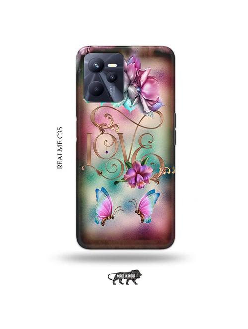 floral love back cover compatible with realme c35 - 18994485 - Very Small Image - 1