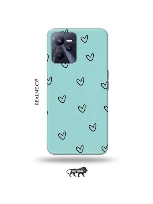 hearts back cover compatible with realme c35 - 18994502 - Very Small Image - 1