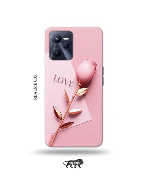 flower love back cover compatible with realme c35 - 18994507 - Very Small Image - 1