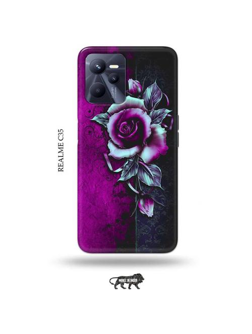 flowers back cover compatible with realme c35 - 18994547 - Very Small Image - 1