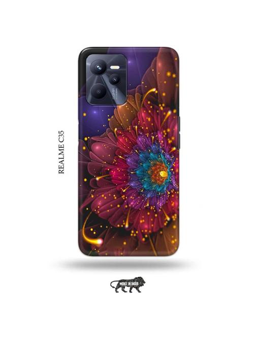 flowers back cover compatible with realme c35 - 18994548 - Very Small Image - 1