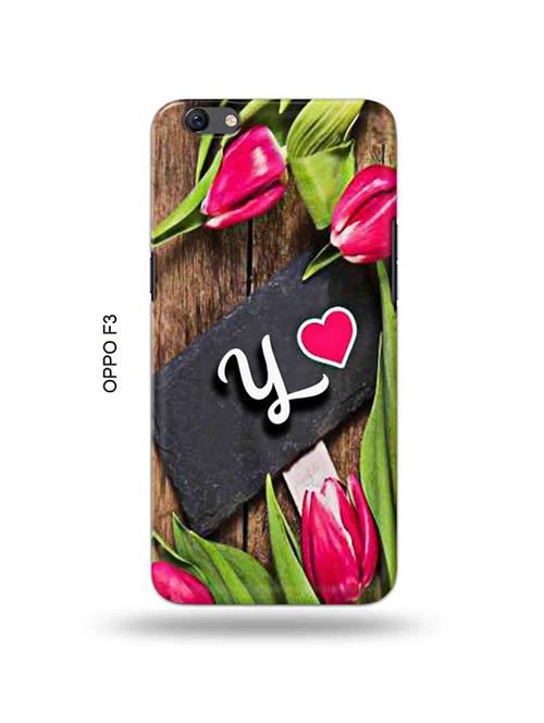 flower letter y back cover compatible with oppo f3 - 18995120 - Very Small Image - 1