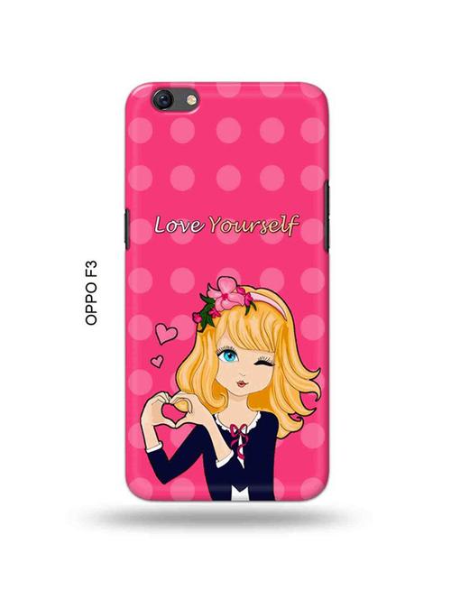 love yourself back cover compatible with oppo f3 - 18995199 - Very Small Image - 1