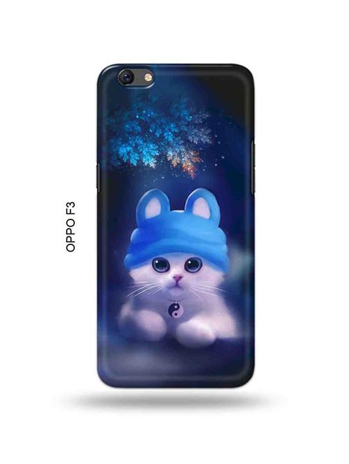 cute cat back cover compatible with oppo f3 - 18995274 - Very Small Image - 1