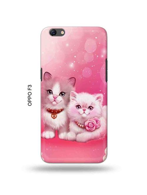 cute kitties back cover compatible with oppo f3 - 18995279 - Very Small Image - 1