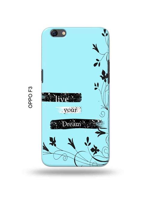 live your dream back cover compatible with oppo f3 - 18995316 - Very Small Image - 1