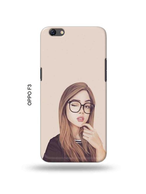 girl illustration back cover compatible with oppo f3 - 18995362 - Very Small Image - 1