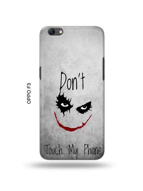 don't touch my phone back cover compatible with oppo f3 - 18995377 - Very Small Image - 1