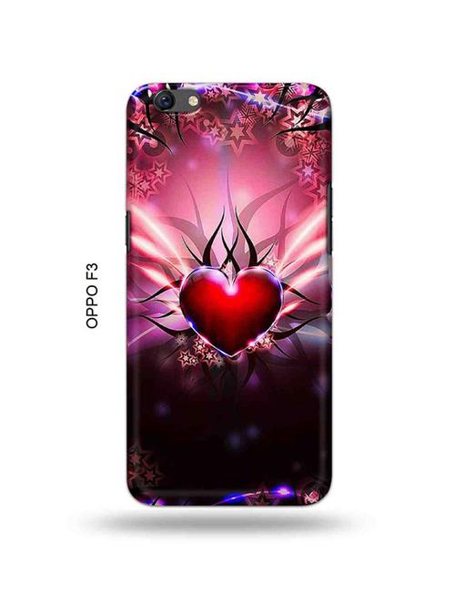 heart back cover compatible with oppo f3 - 18995485 - Very Small Image - 1