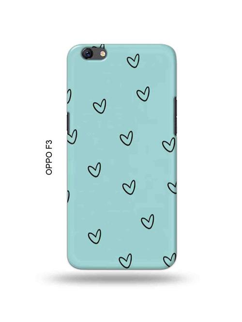 hearts back cover compatible with oppo f3 - 18995504 - Very Small Image - 1