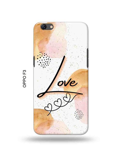 love back cover compatible with oppo f3 - 18995505 - Very Small Image - 1