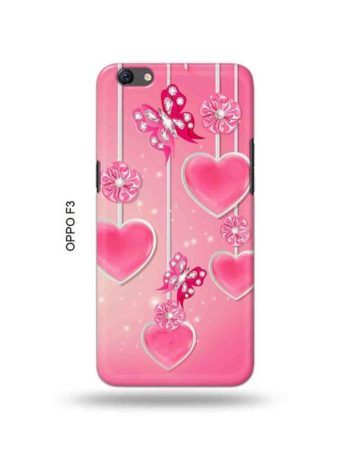 hearts back cover compatible with oppo f3 - 18995507 - Very Small Image - 1