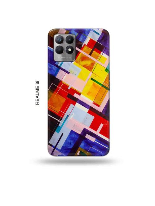 abstract back cover compatible with realme 8i, realme narzo 50 - 18995717 - Very Small Image - 1