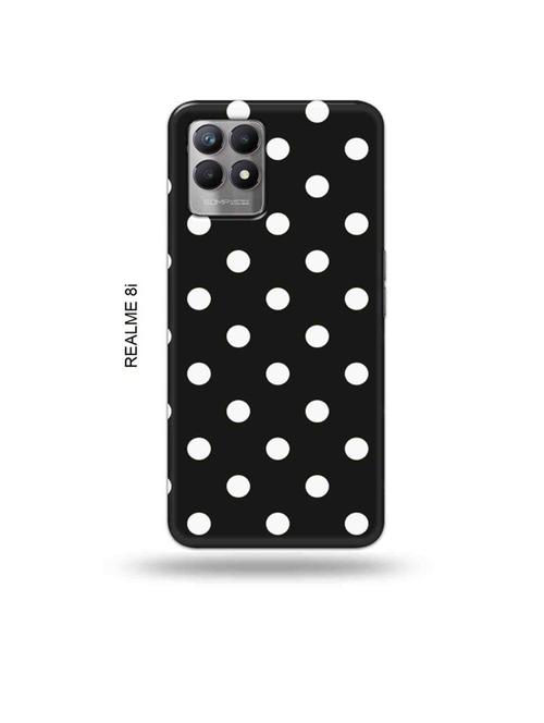 polka dots back cover compatible with realme 8i, realme narzo 50 - 18995737 - Very Small Image - 1