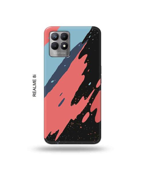 abstract colour back cover compatible with realme 8i, realme narzo 50 - 18995755 - Very Small Image - 1