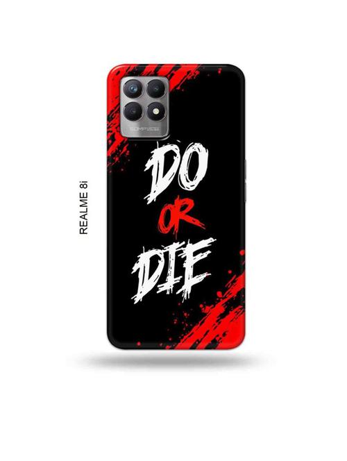 do or die back cover compatible with realme 8i, realme narzo 50 - 18995810 - Very Small Image - 1