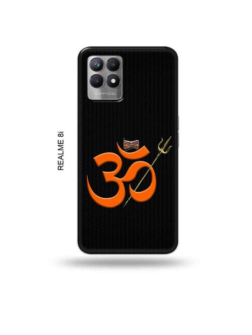 tweakymod designer printed hard case | om back cover compatible with realme 8i, realme narzo 50 - 18995847 - Very Small Image - 1