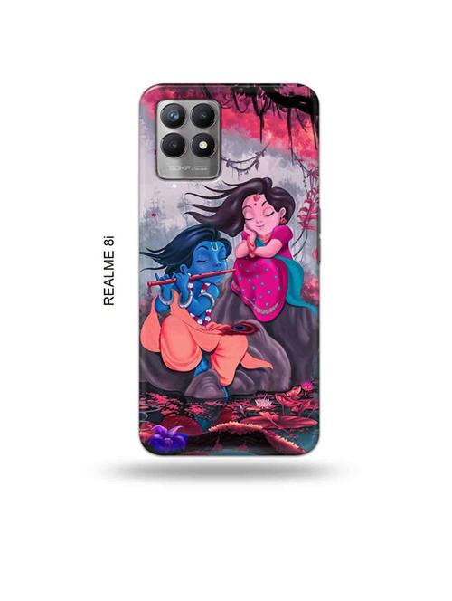 tweakymod designer printed hard case | radha krishna back cover compatible with realme 8i, realme narzo 50 - 18995850 - Very Small Image - 1