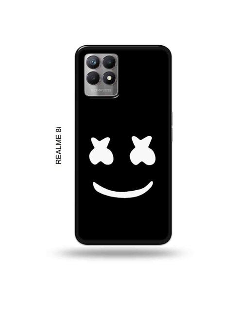funny face back cover compatible with realme 8i, realme narzo 50 - 18995894 - Very Small Image - 1