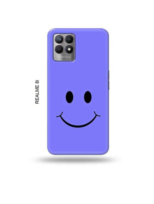 happy face back cover compatible with realme 8i, realme narzo 50 - 18995895 - Very Small Image - 1