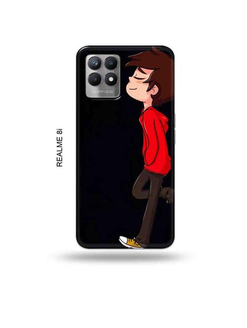 alone boy back cover compatible with realme 8i, realme narzo 50 - 18995963 - Very Small Image - 1