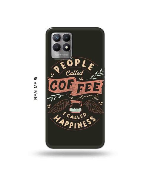 people coffee hapiness back cover compatible with realme 8i, realme narzo 50 - 18995974 - Very Small Image - 1