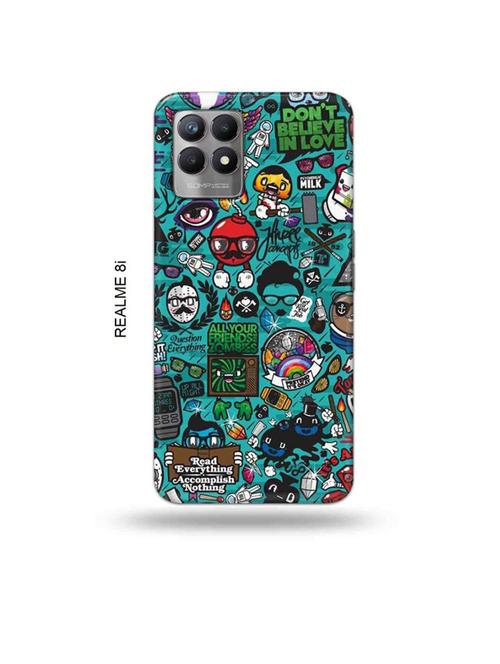 zombies dope back cover compatible with realme 8i, realme narzo 50 - 18996049 - Very Small Image - 1