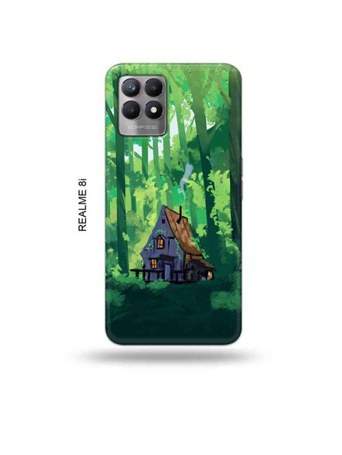 forest house back cover compatible with realme 8i, realme narzo 50 - 18996079 - Very Small Image - 1