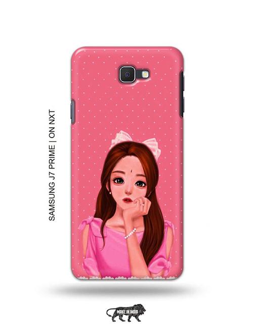 pink girl back cover compatible with samsung j7 prime,j7 prime 2,on nxt, on 7(2016) - 18996163 - Very Small Image - 1