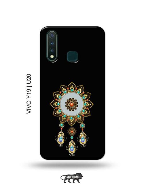 jeweller dream catcher back cover compatible with vivo y19, vivo u20 - 18996508 - Very Small Image - 1