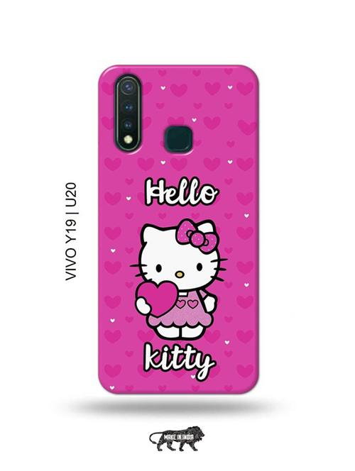 hello kitty back cover compatible with vivo y19, vivo u20 - 18996603 - Very Small Image - 1