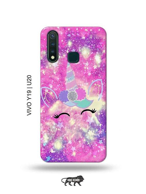 unicorn back cover compatible with vivo y19, vivo u20 - 18996613 - Very Small Image - 1
