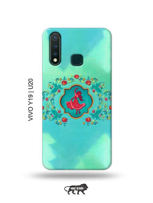 indie girl back cover compatible with vivo y19, vivo u20 - 18996615 - Very Small Image - 1