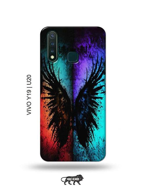 coulrful butterfly back cover compatible with vivo y19, vivo u20 - 18996629 - Very Small Image - 1