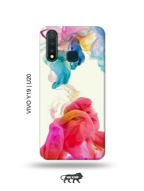 abstract smoke back cover compatible with vivo y19, vivo u20 - 18996639 - Very Small Image - 1