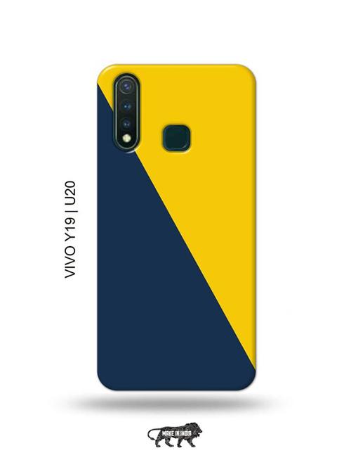 yellow blue back cover compatible with vivo y19, vivo u20 - 18996658 - Very Small Image - 1